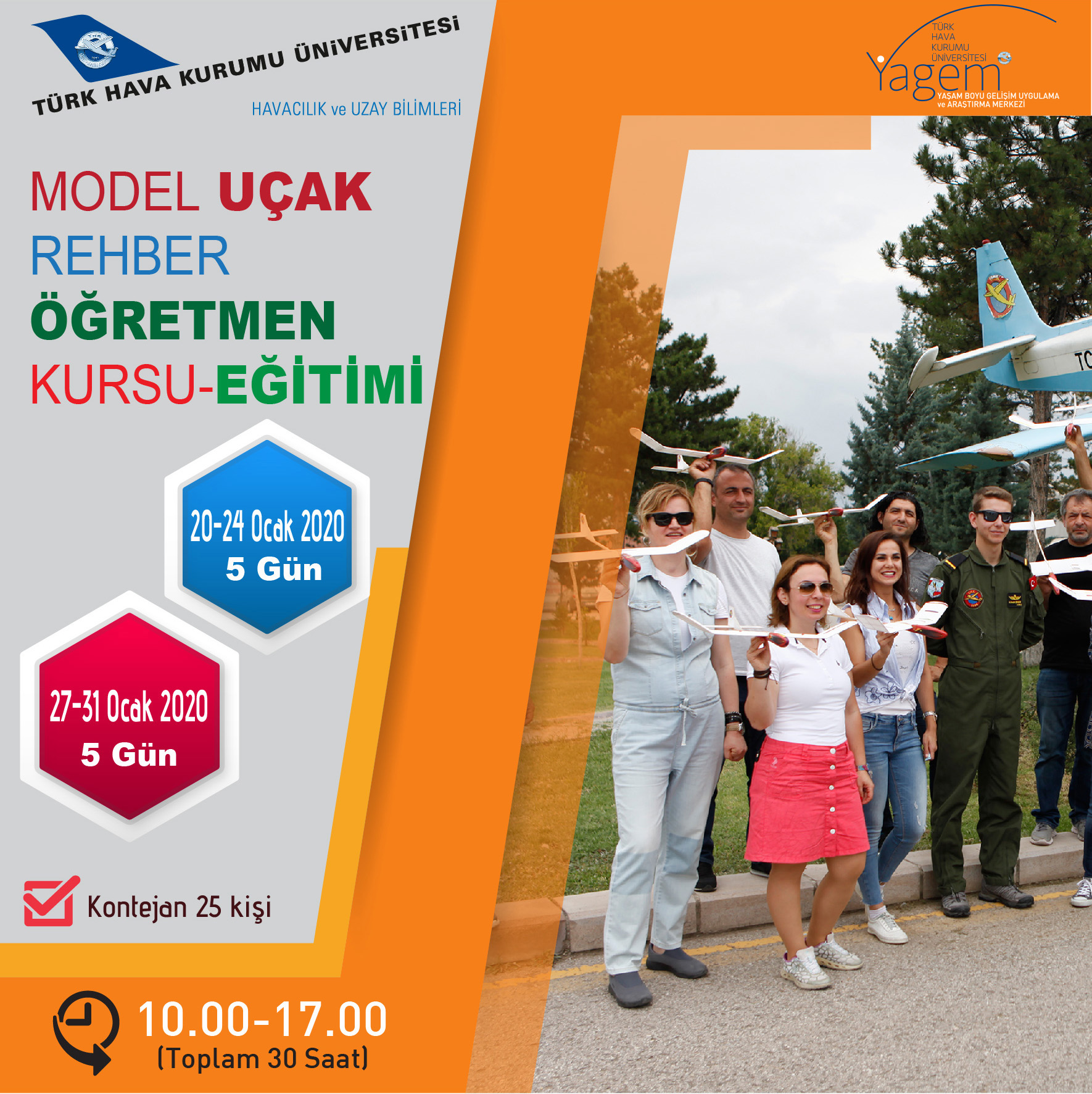 Türk Hava Kurumu Üniversitesi Yaşam Boyu Gelişim Merkezi (YAGEM) “Model Uçak Kursu” Başlıyor